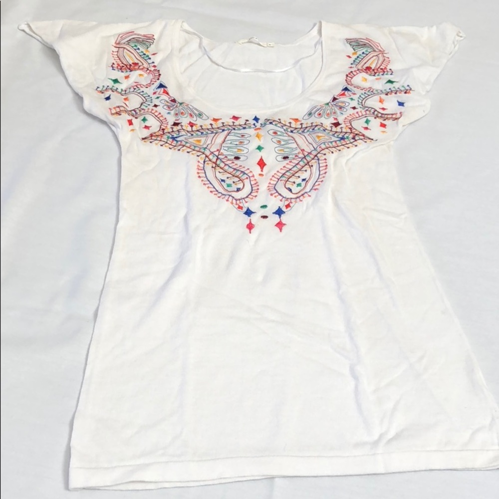 Hazel embroidered short sleeve - Picture 1 of 5
